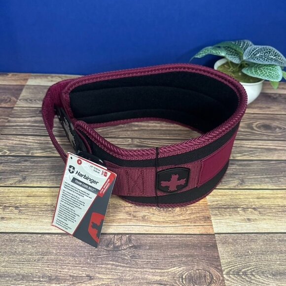 NWT Harbinger Foam Core Belt 4.5" for Lifting Size Small (Merlot) - Picture 1 of 14